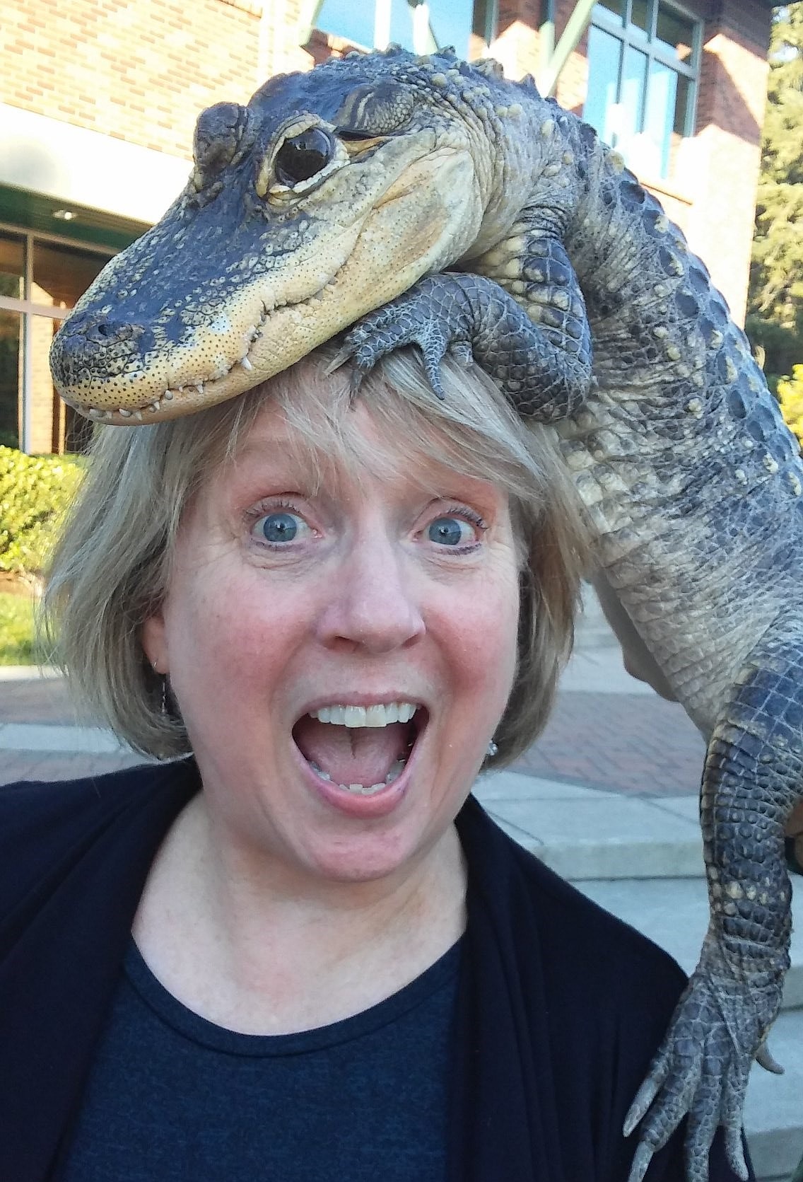 Fun-loving former library director Bette Ammon helped produce the 2025-26 Library Foundation calendar.
