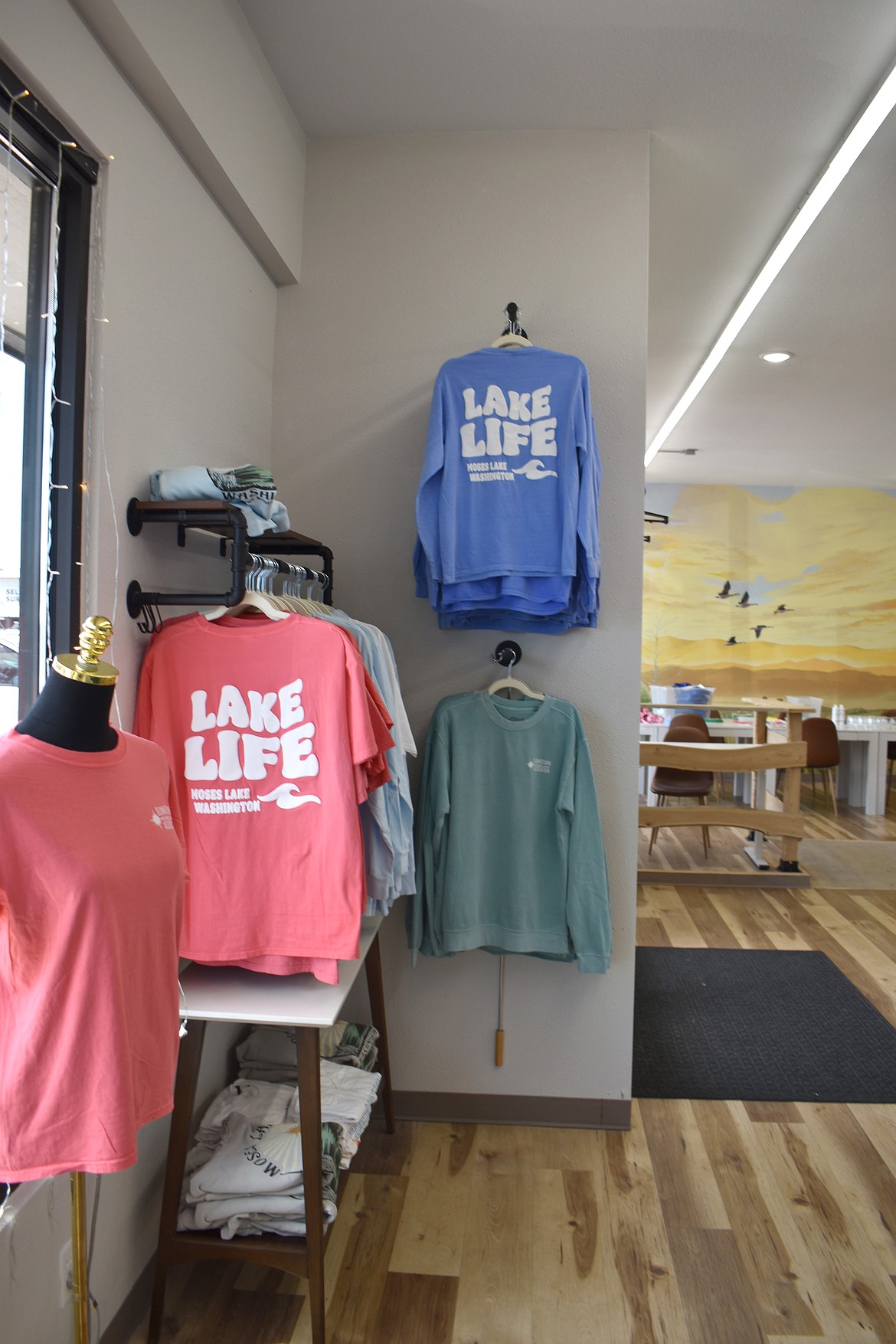 The merchandise at the new Downtown Moses Lake Association office proved so popular at the organization’s open house last week that some categories sold out entirely.