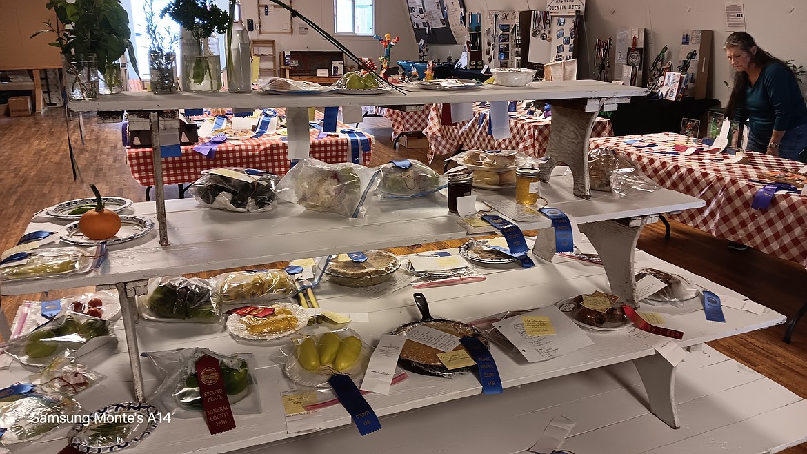 Baked goods and breads were judged on Thursday and then on display in the 4-H Quonset Hut Building during the Mineral County Fair. (Monte Turner/Mineral Independent)