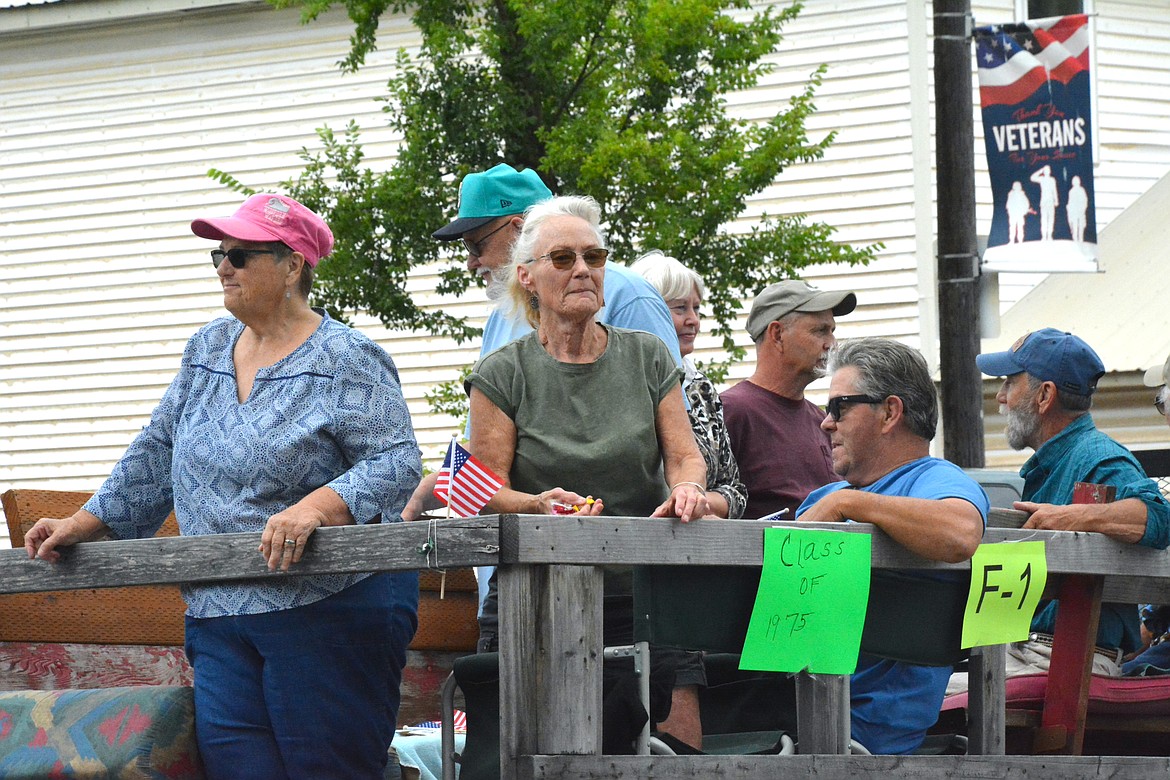 A 50-year reunion for the Superior class of 1975 brought old friends back together on their float on Saturday. (Mineral Independent/Amy Quinlivan)