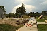 Construction begins on batting cages at Travers Park