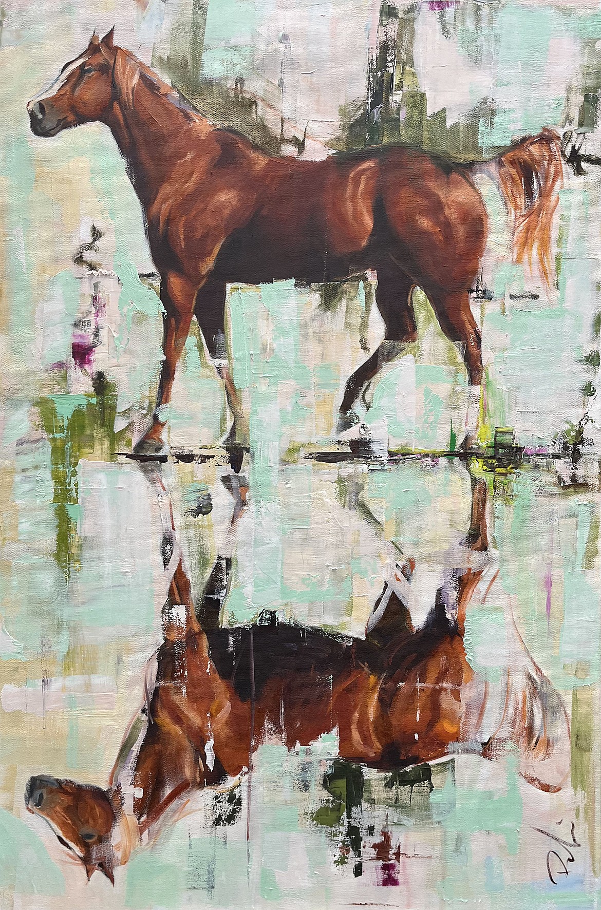 Copper Patina by Richard Rodriguez, oil on canvas. The Colorado-based artist's work will be on display at Cawdrey Gallery Thursday, when the public is invited to meet the artist. (Courtesy image)