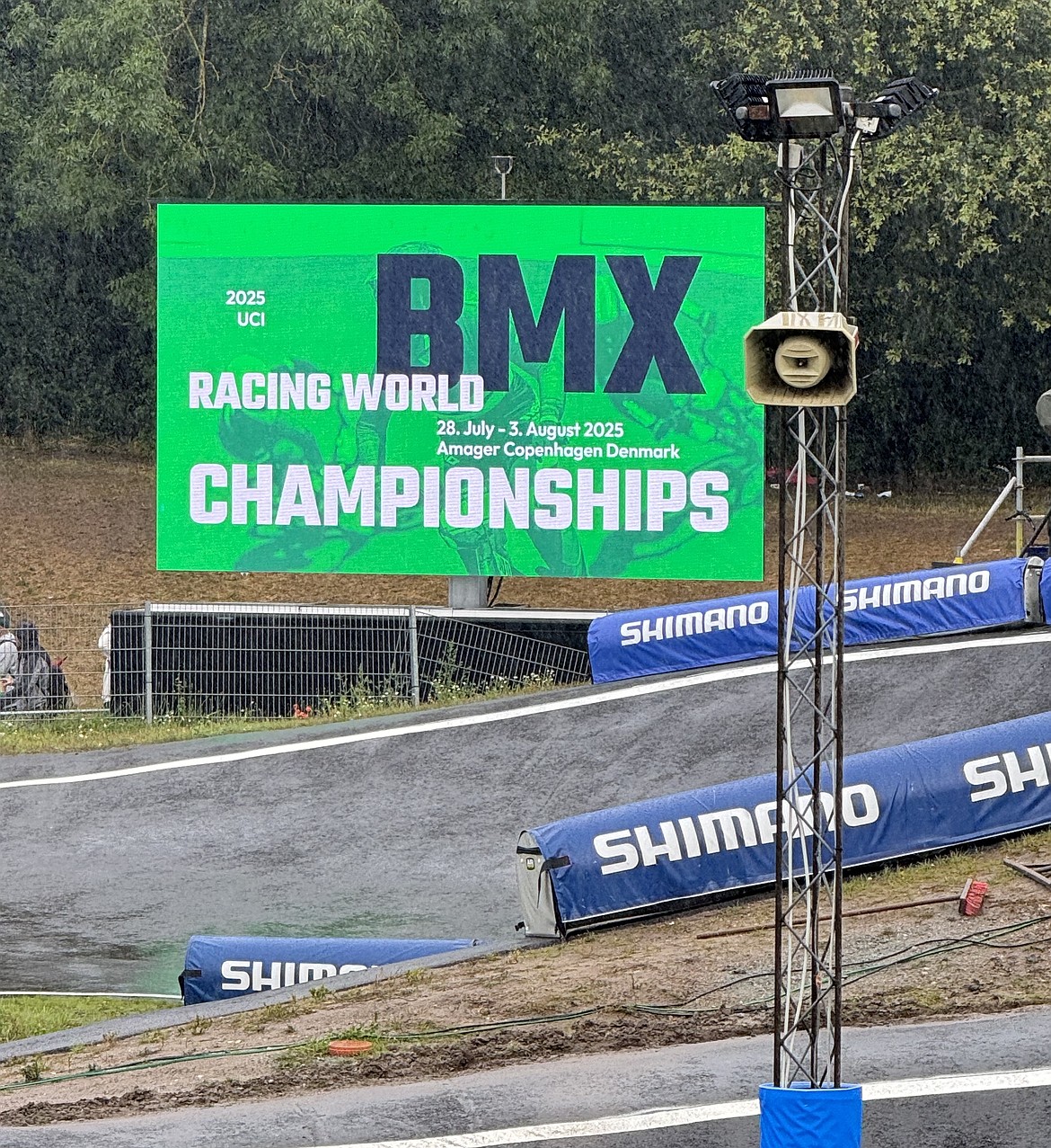 A sign for the UCI BMX Racing World Championship in Copenhagen, Denmark. Alli Kay Tatum said she got to meet several riders from around the world at the race.