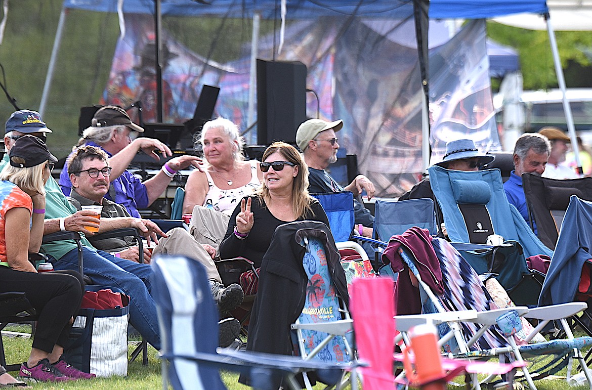 Music fans enjoy the performances of several artists Friday, Aug. 8, 2025, at Libby's Riverfront Blues Festival. (Scott Shindledecker/The Western News)
