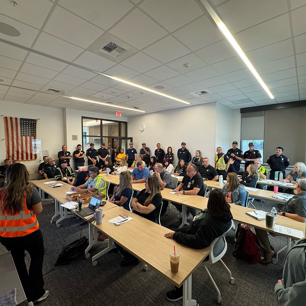 On Wednesday Grant County Sheriff’s Office, Life Flight, Quincy Valley Medical Center, Grant County Fire District 3, Quincy Police Department and Columbia EMS visited Quincy for a local emergency training exercise. This drill helps the city prepare for safely reconnecting students with families in a real emergency.