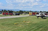 Four people survive fiery plane crash at Kalispell City Airport
