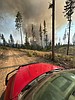 Sunset Fire more than doubles in size