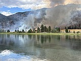 Multiple fires crop up along Montana 200
