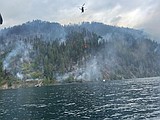 Crews make gains on Sunset Fire