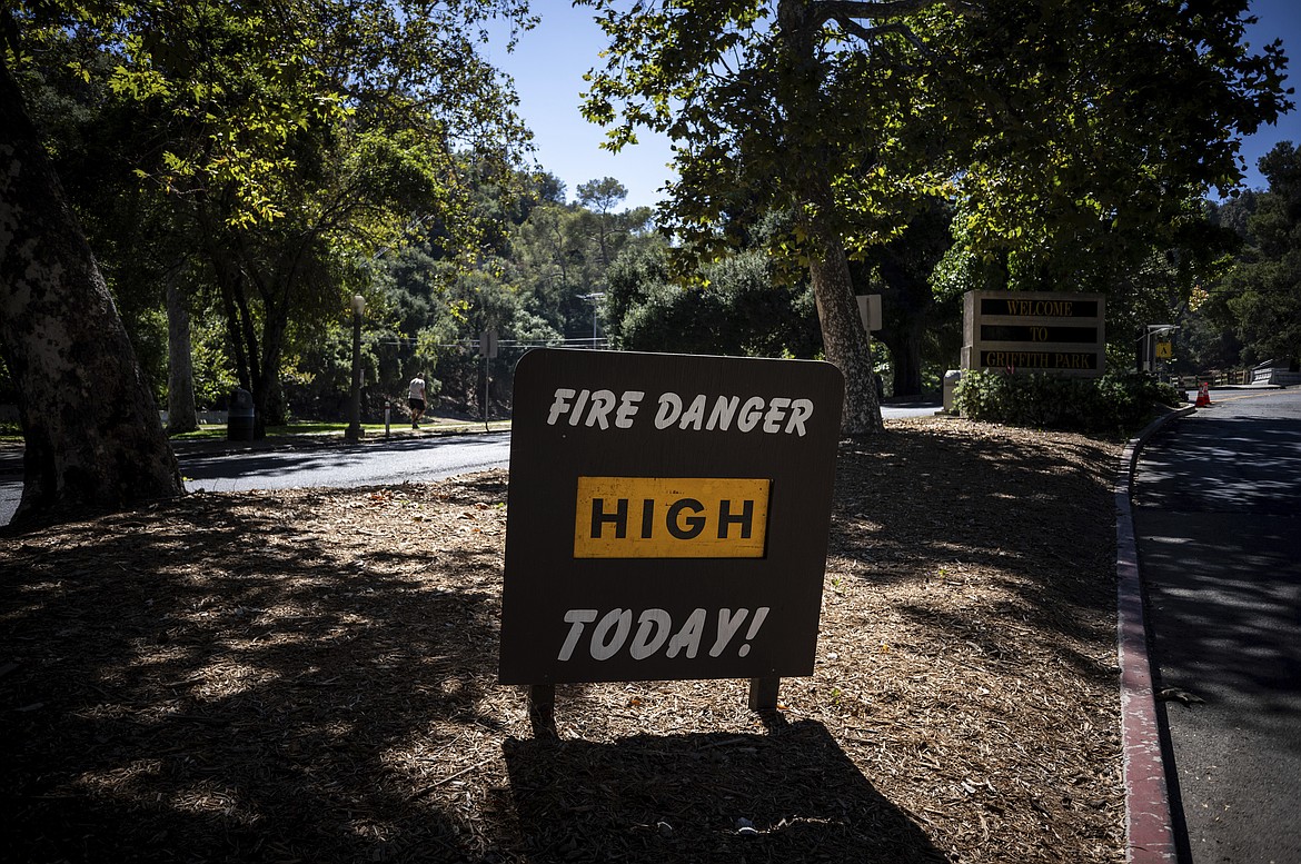 Cal Fire Risk Sign Dangerous heat descends on California and the Southwest, raising ...