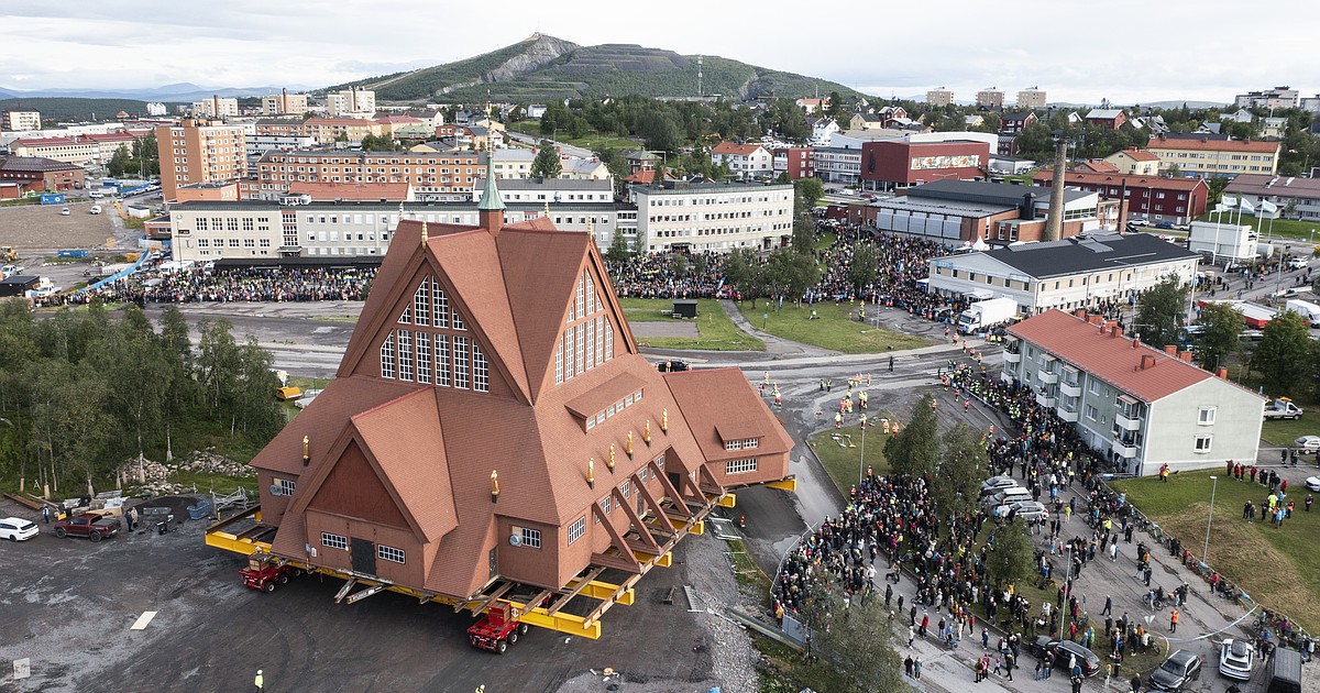 Beloved Swedish church moved to new home