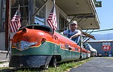 Rail enthusiast fundraises for college by train