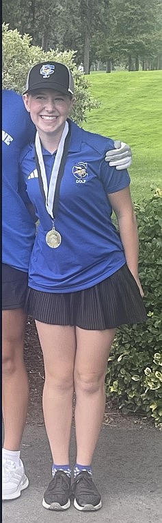 Courtesy photo
Coeur d'Alene's Mack Kelly shot an 86 to earn girls medalist honors at the Lake City Invitational at Coeur d'Alene Golf Club on Thursday.