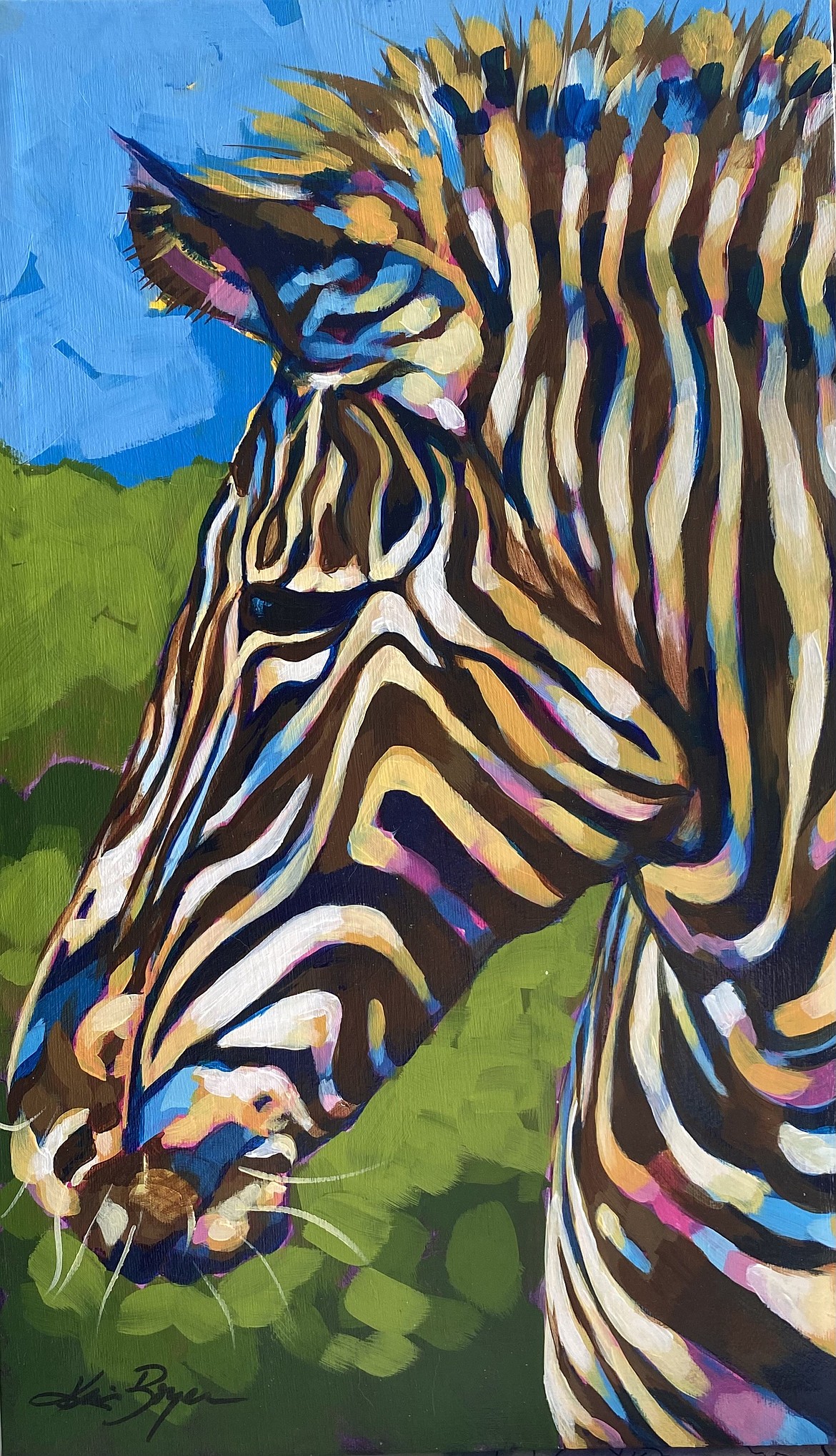 "Zebra," by Kris Boyer.