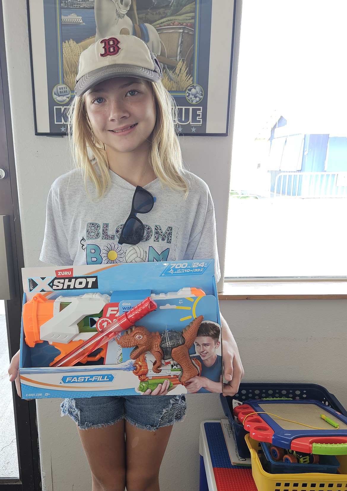 Second place in the Grant County Democrats’ Count the Candy contest went to Kinsley Byers.