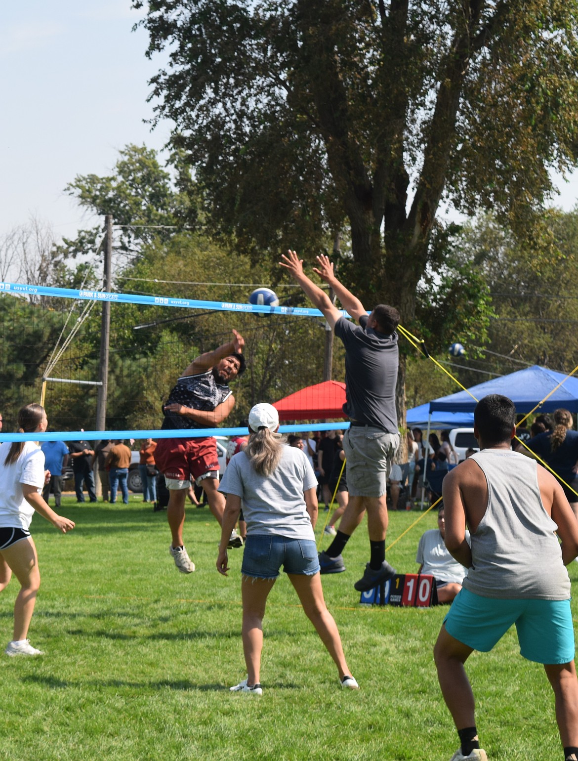 The volleyball tournament at Warden City Park begins Monday. There were a handful of teams signed up before Monday, but many joined the day of the event.