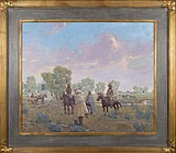 Celebrated Montana painter continues family legacy with Western art