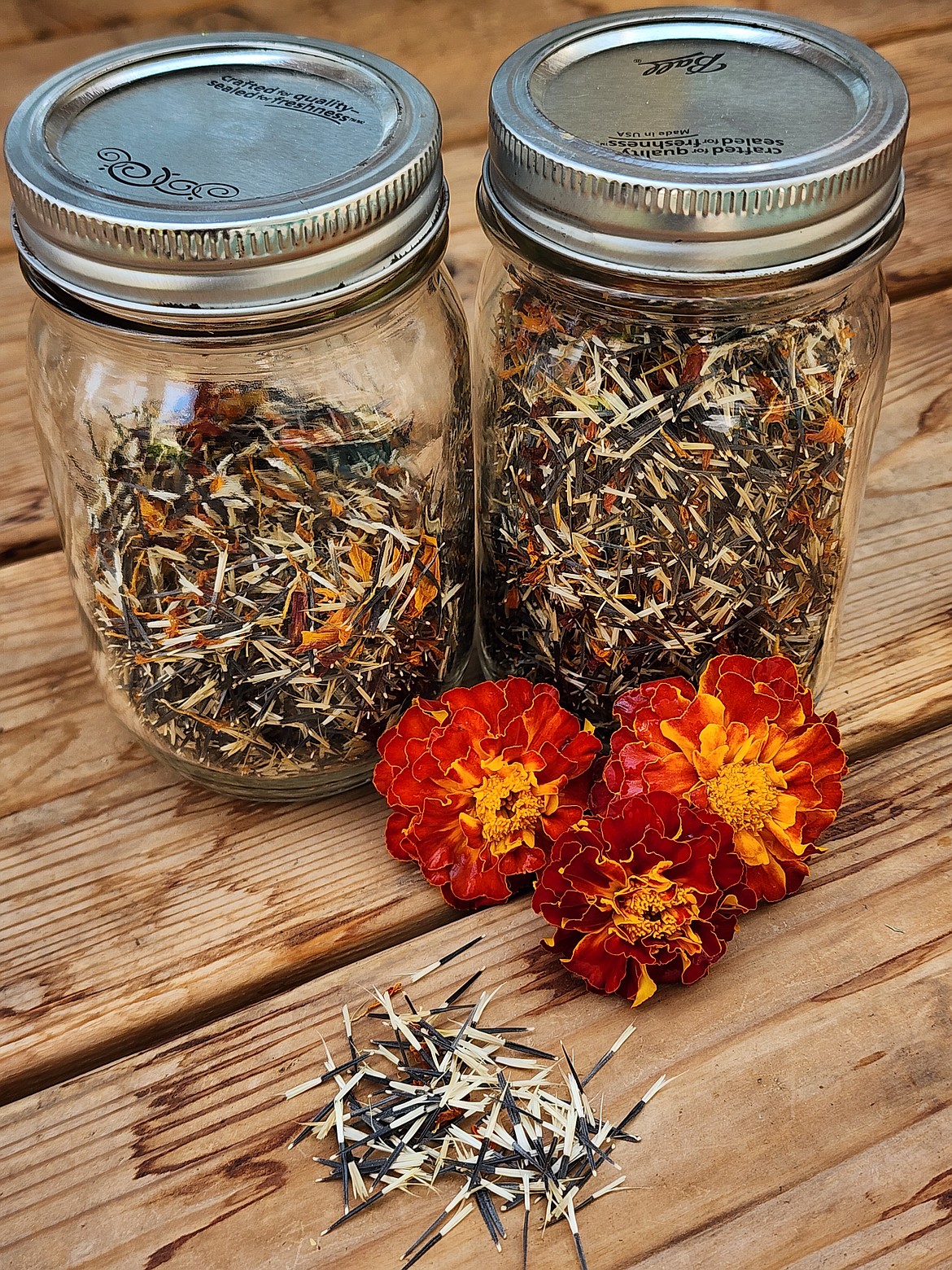 Once the seeds are completely dry, store them in envelopes or jars and keep them in a cool, dry place.
