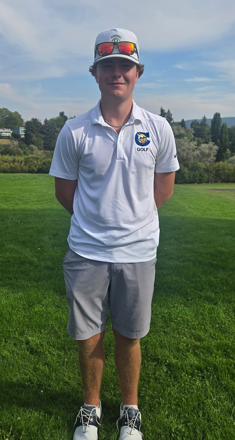 Coeur d’Alene High sophomore Ben Focke was the boys medalist at the Moscow Invitational on Monday.