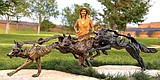 Bozeman artist’s bronze wolves capture strength and resilience