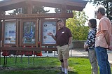 New kiosk at Honeysuckle Beach aims to educate visitors