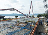 800 cubic yards of concrete poured for Sherman Tower as downtown projects progress