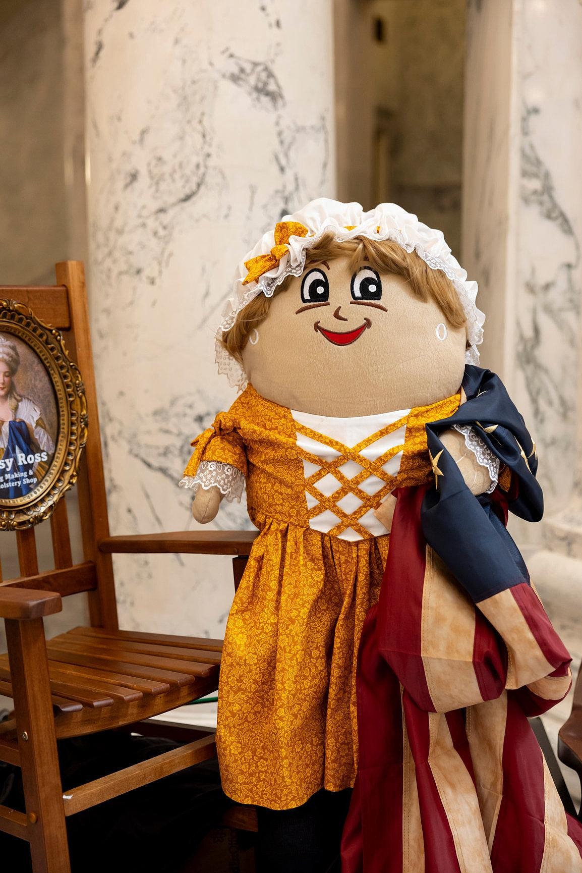 Betsy Tots, a Revolutionary War Spuddy Buddy Ambassador