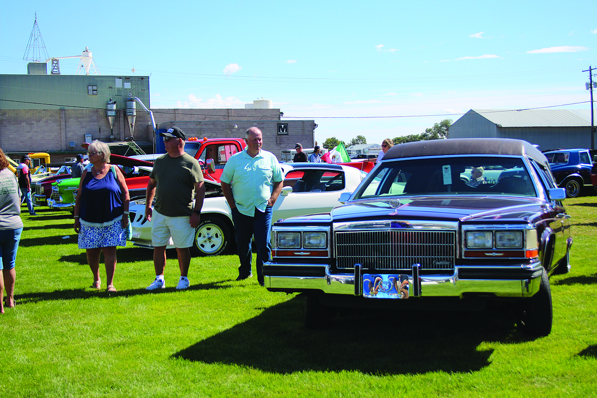 FCAD features a car show along with farm equipment driving through the parade.
