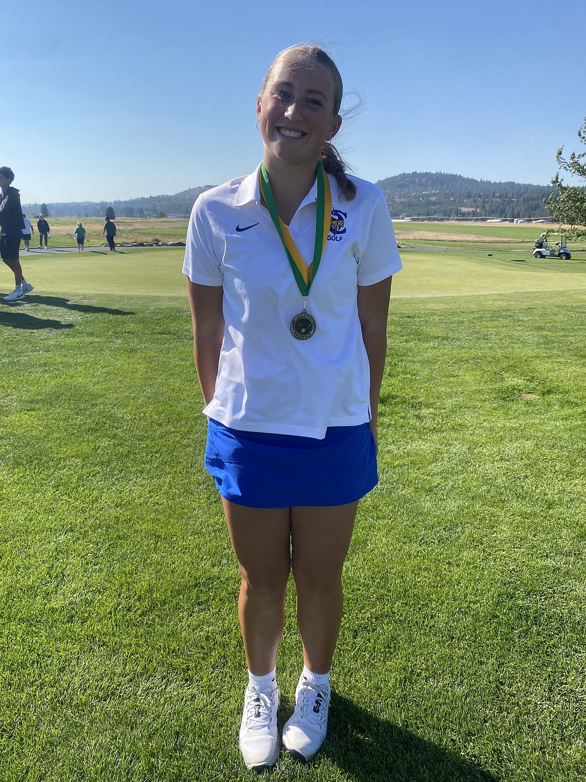 Courtesy photo
Coeur d'Alene High sophomore Ella Wilson shot a 1-over-par 74 to earn girls medalist honors at the Lakeland Invitational on Thursday at The Links Golf Club in Post Falls.