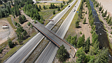 Osburn wildlife overpass — safe passage for wildlife, drivers