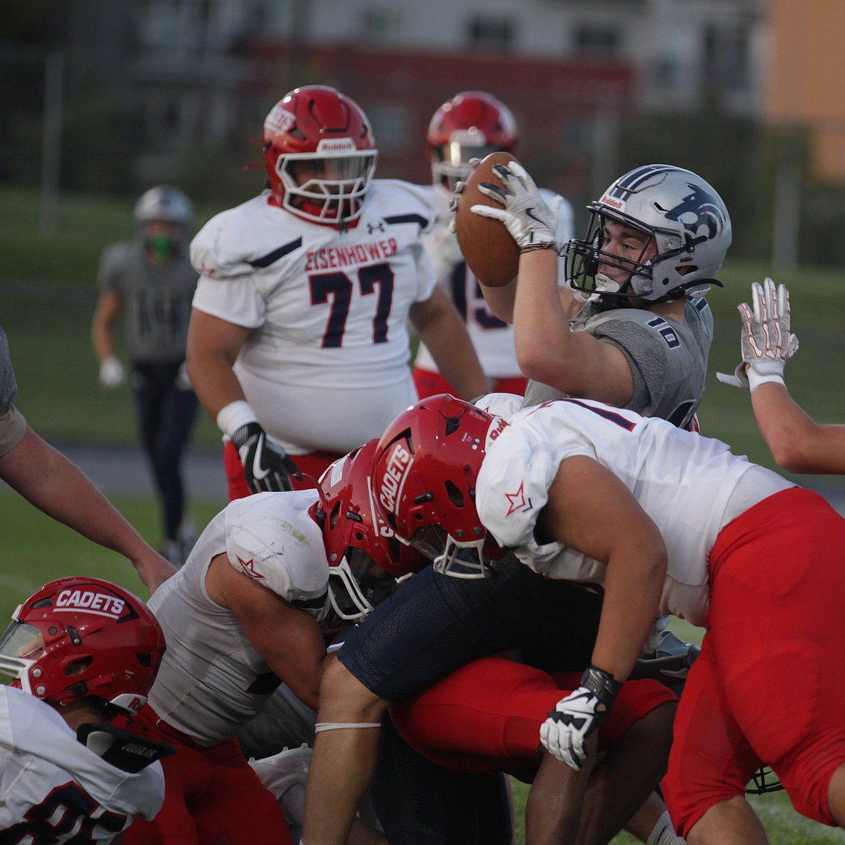 Lake City runs wild for first win ... Timberwolves rush for 287 yards ...