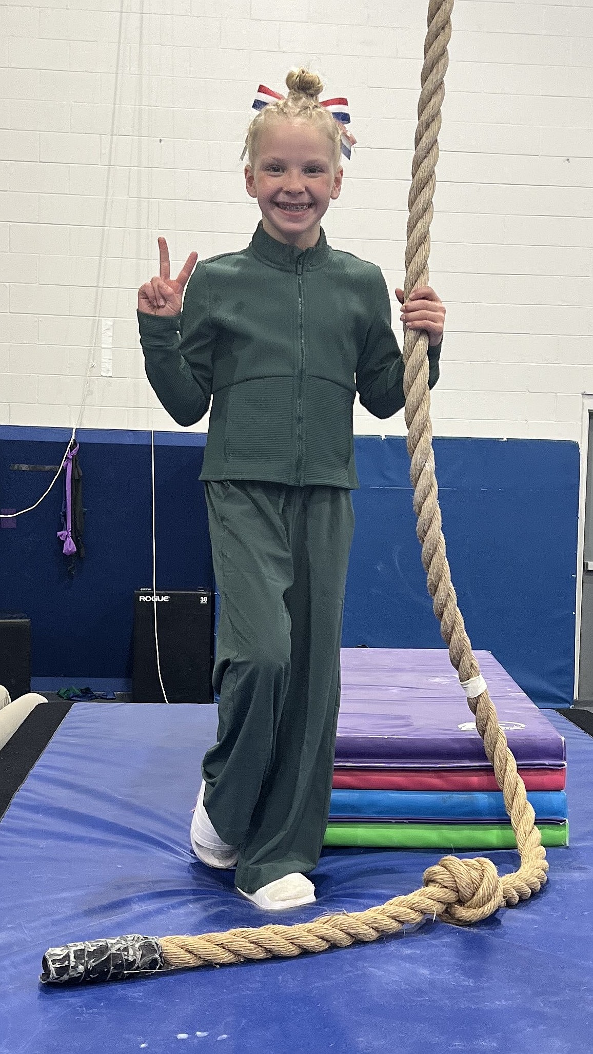 Courtesy photo
Avant Coeur Arrow Babowicz qualified for National Tops Testing (strength and skills) and competed against 9- and 10-year olds all over the United States in Indianapolis this past weekend.