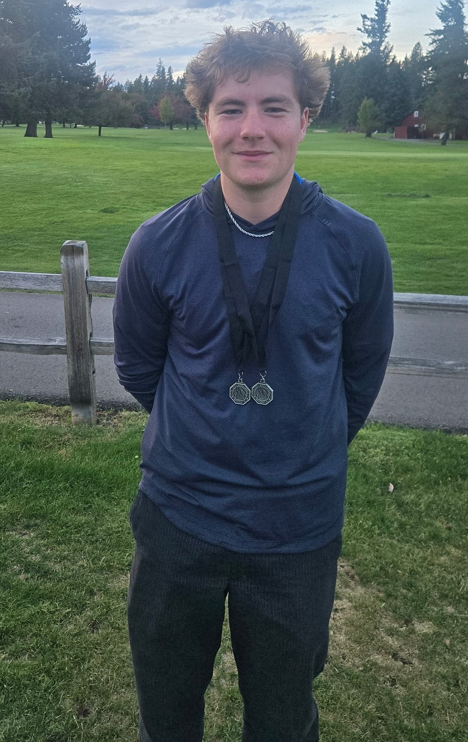Courtesy photo
Coeur d'Alene sophomore Ben Focke won 6A District 1 medalist honors after winning in a playoff on Tuesday at Avondale Golf Club in Hayden Lake.
