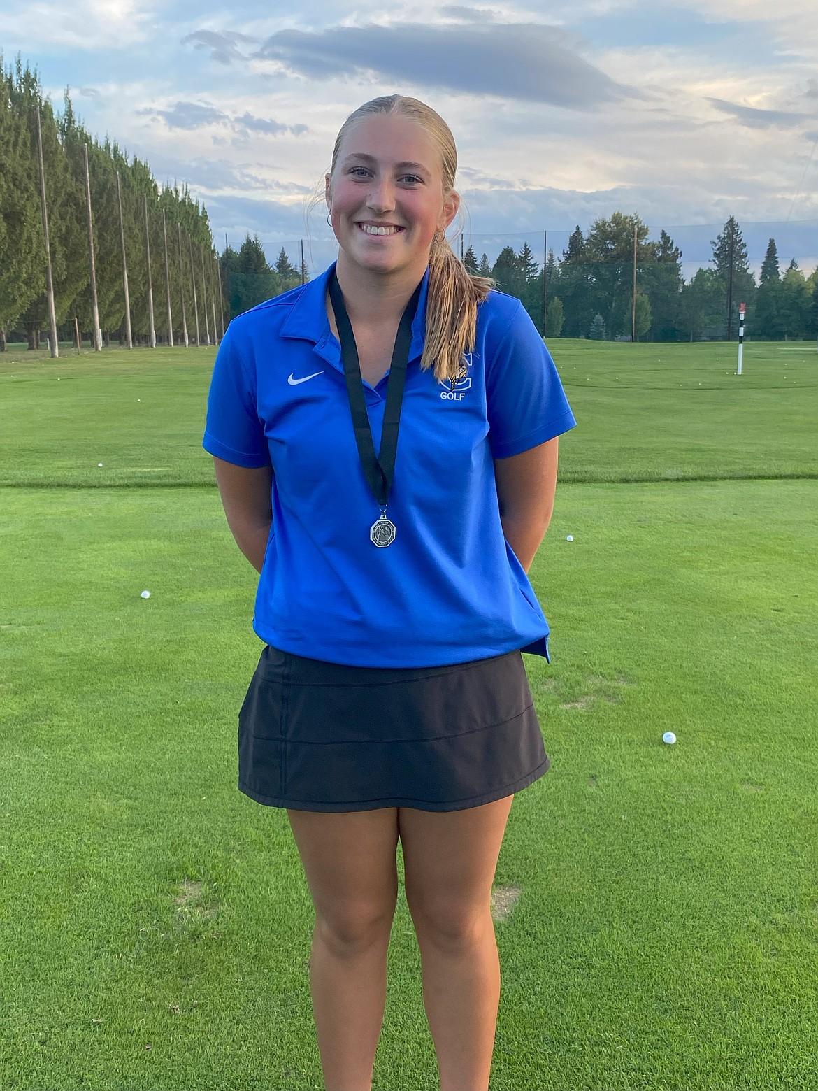 Courtesy photo
Coeur d'Alene sophomore Ella Wilson won her second straight 6A District 1 medalist title in Tuesday's match at Avondale Golf Club in Hayden Lake.