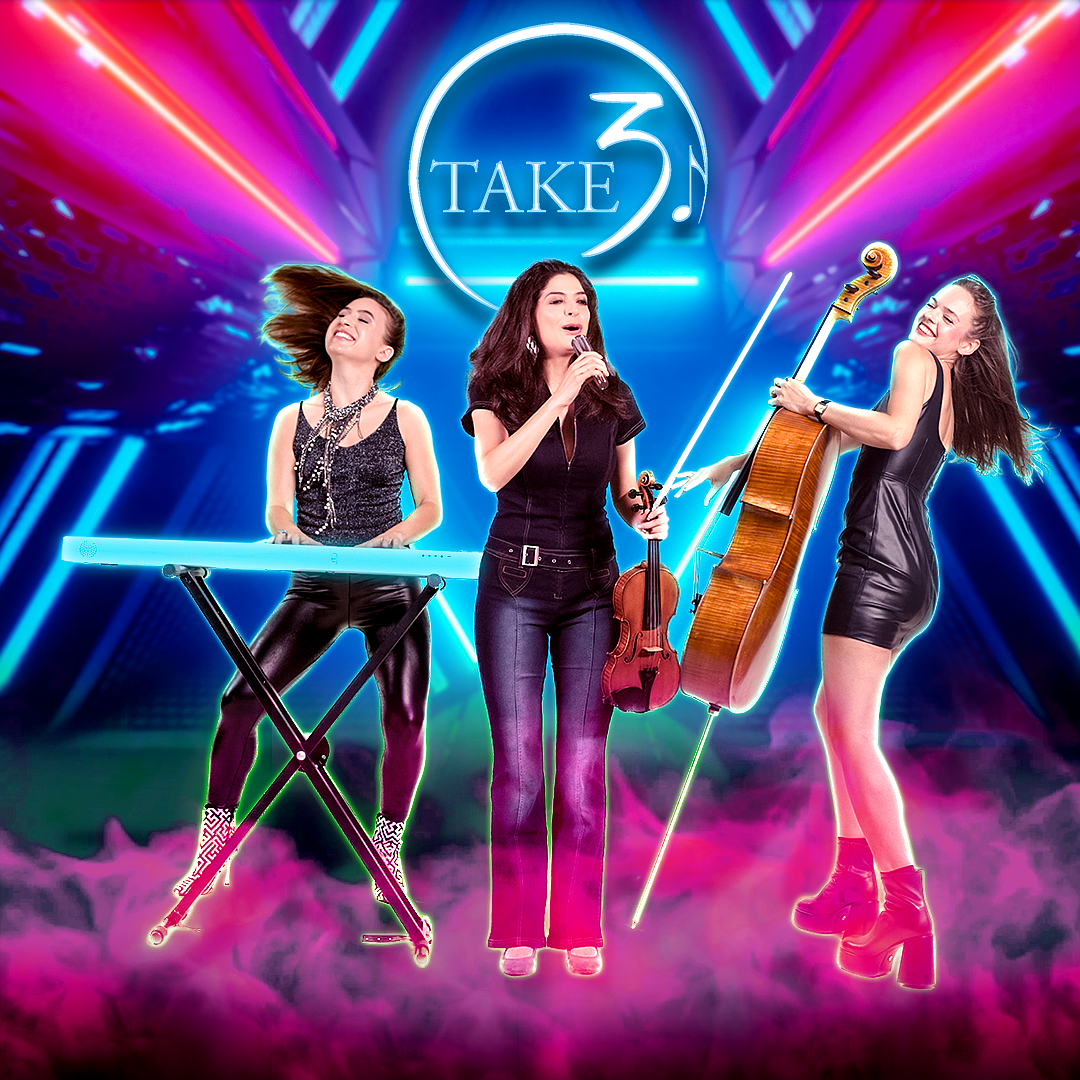 The trio TAKE3 will perform “Where Rock meets Bach” Thursday at the Wallenstien Theater.