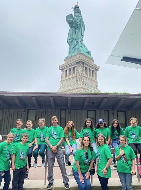 The Parkway Pizzazz Lego Robotics team had the opportunity to see the Statue of Liberty when they traveled to New Jersey for the national Lego Robotics competition.