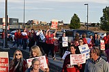 MLEA protests for contract negotiations adding back elementary programming