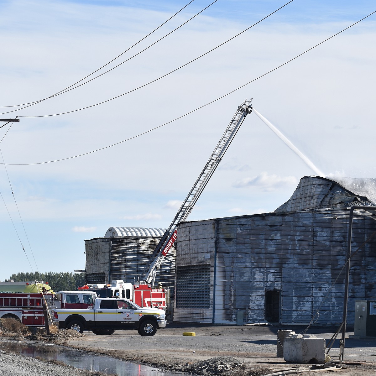 Fire destroys Warden produce shed Sunday morning | Hagadone News Network