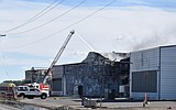 Fire destroys Warden produce shed Sunday morning