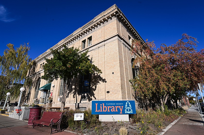 The Flathead County Library in Kalispell on Thursday, Oct. 9. (Casey Kreider/Daily Inter Lake)