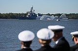 Ship parade kicks off events celebrating 250 years of the US Navy and Marine Corps