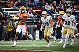 Copper and gold clad Griz down Cal Poly