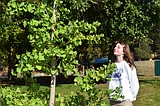 Charter Academy student plants tree to honor Harwood, Morrison