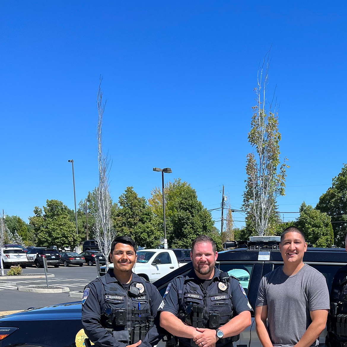 Co-responders Ricardo Gamez, left and Lanny Abundiz, right, work with the Moses Lake Police Department and the Grant County Sheriff’s Office when those agencies are dealing with behavioral health situations.