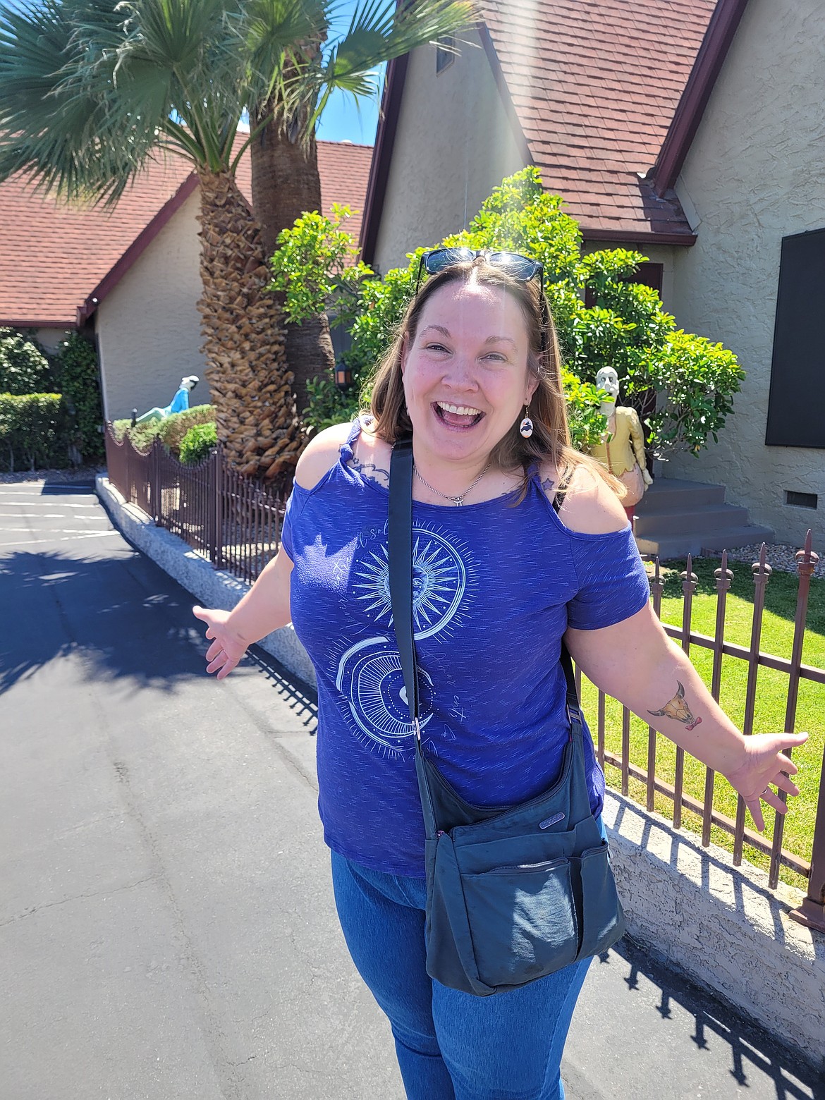 Paranormal reporter Devin Weeks fangirls out at the Haunted Museum in Las Vegas in May.
