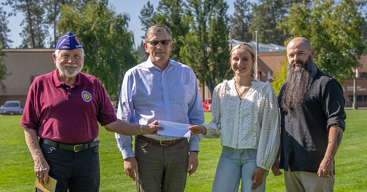 North Idaho College student awarded Purple Heart Scholarship