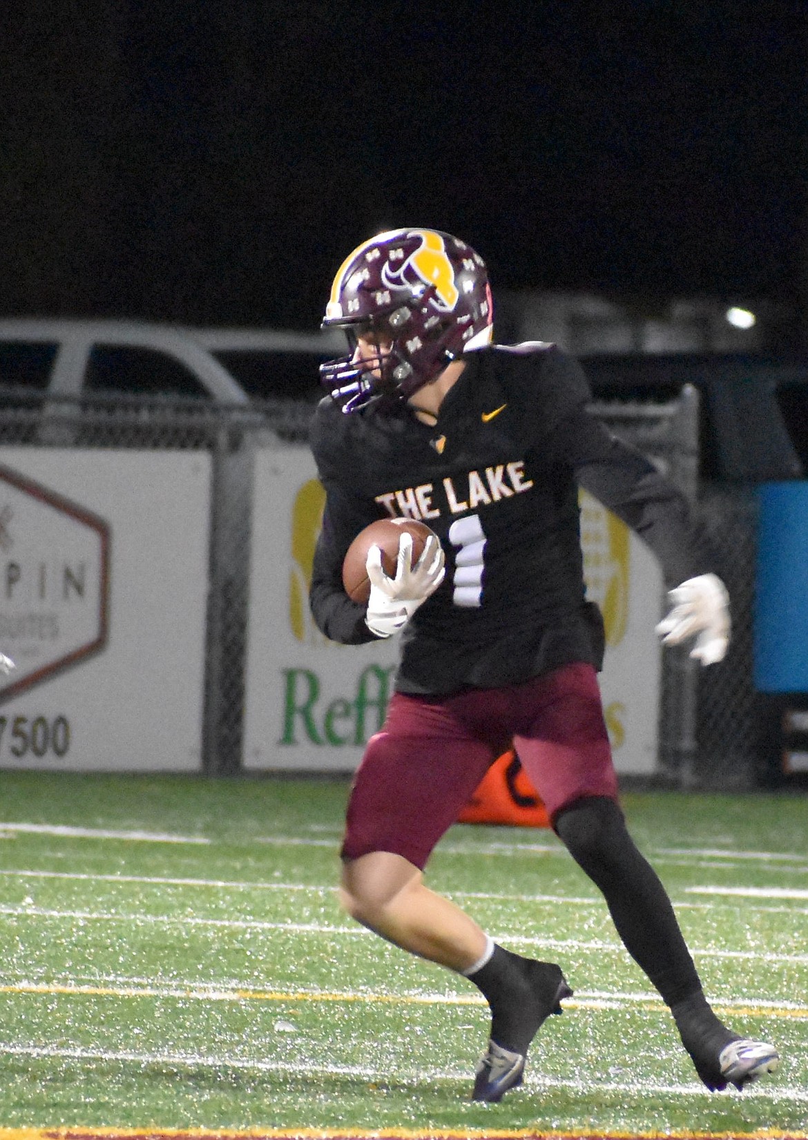 Senior Treyson Knowles (27) and junior Petrah Mackenzie (24) from the Mavs ready themselves on defense during Friday’s matchup. The Mavs held West Valley scoreless for the majority of the game.