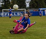 Photos from Columbia Falls play on the pitch in the state A soccer semifinal playoffs