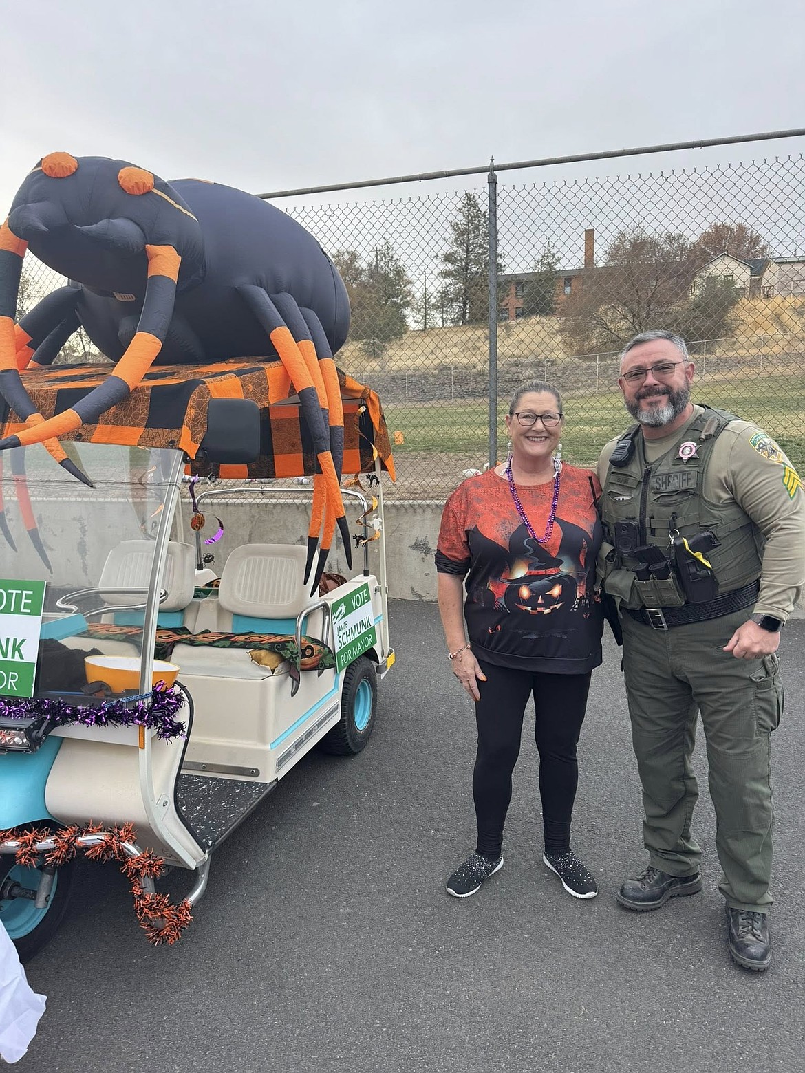 On Thursday, Adams County Sheriff’s Office staff spent time at Lind Elementary School celebrating Halloween. ACSO has a tunnel of terror that will be heading to Wahitis Elementary School in Othello on Oct. 31.