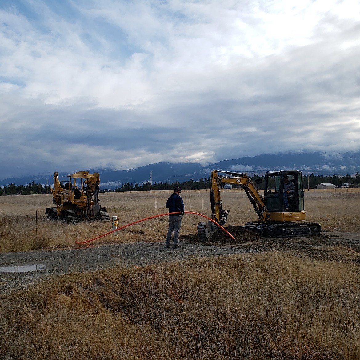 Eureka-based telecom company Interbel runs fiber lines. (photo courtesy of BroadbandMT)